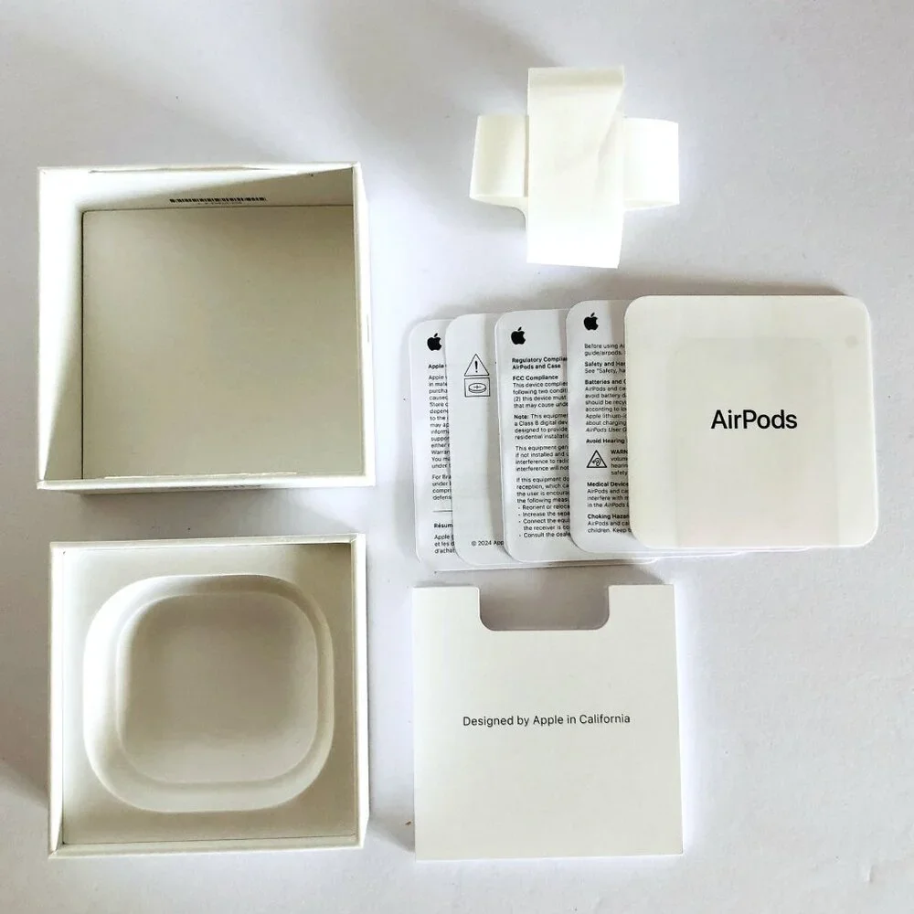 Apple AirPods 4th Generation Box with Manual Only Empty Inside Mint Condition